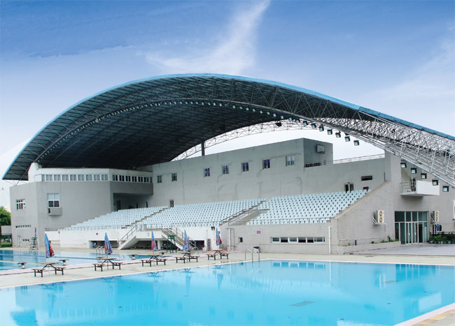 长宁游泳馆网架